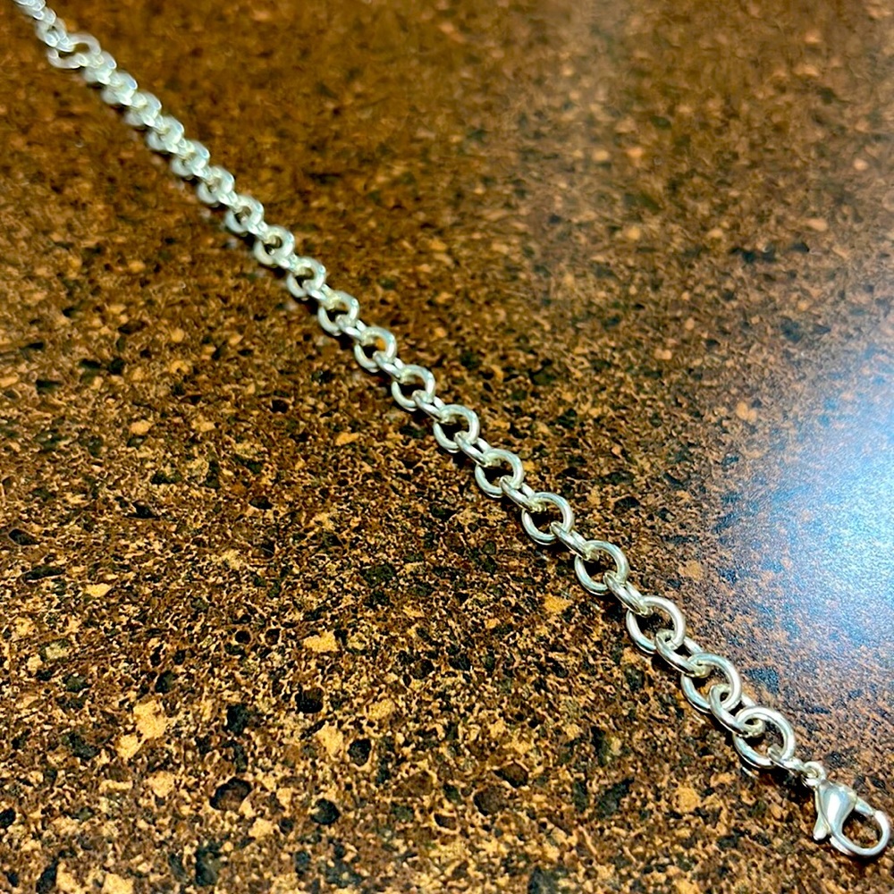 Charm holder bracelet costume jewelry